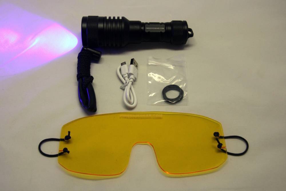 Fluorescent Dive Torch Kit